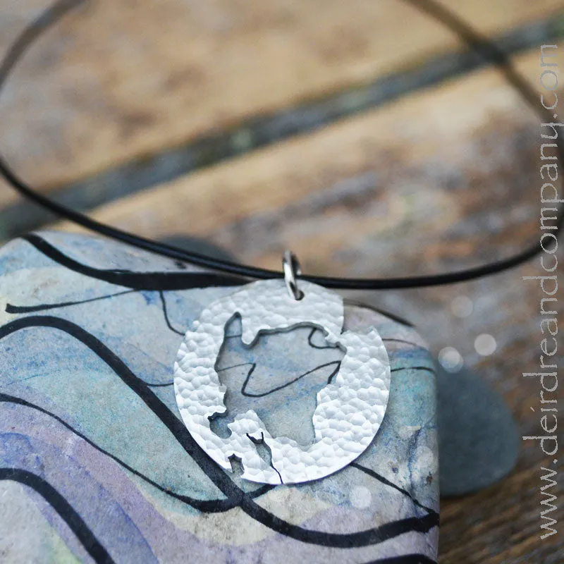 The Islands Pendant in Silver