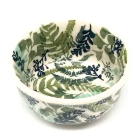 Tiny Round Bowl 4 oz in Ferns