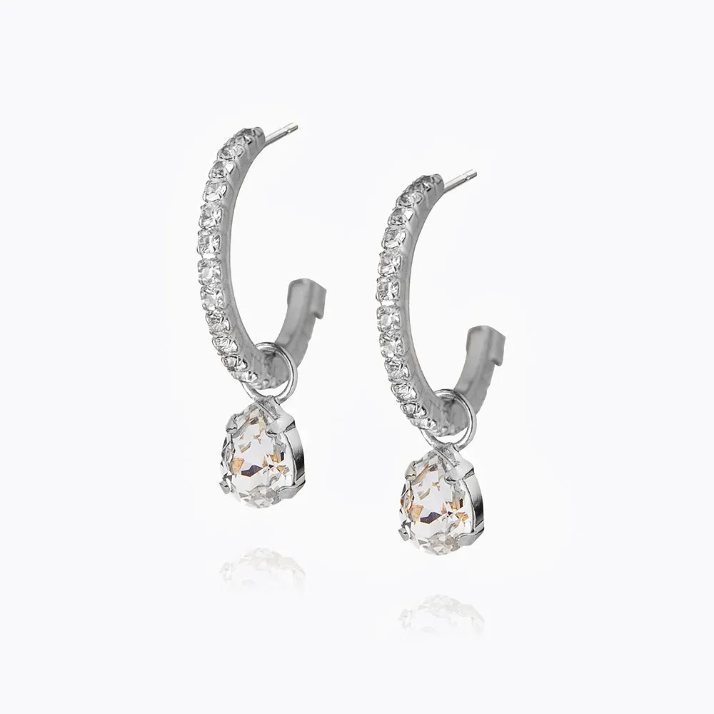 Tracy Loop Earrings / Crystal