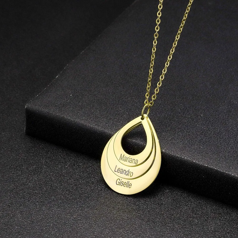 Water Drop Pendant Necklace