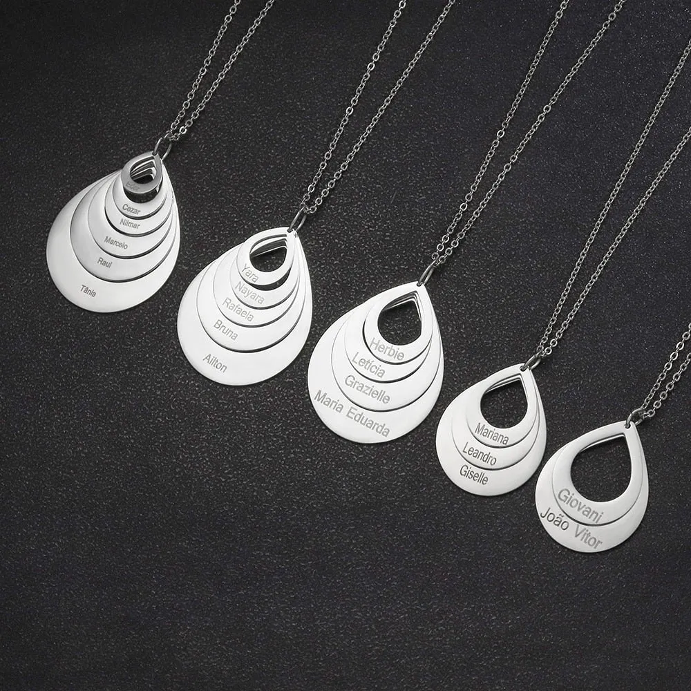 Water Drop Pendant Necklace