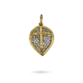 Waxing Poetic ~ Lotus Cross Kristal Pendant